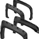 YITAMOTOR Fender Flares, Compatible with 2007-2013 Chevy Silverado 1500, 2007-2014 Silverado 2500HD & 3500HD, 6.5 & 8.1Ft Bed, Pickup Front Rear Wheels Flares Guards Wells Riveted Style