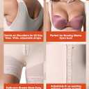Sonryse Tummy Tuck Compression Garment for Women Fajas Colombianas Reductoras y Moldeadoras Stage 2 Faja (Beige)