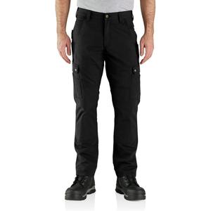 Carhartt Men's Rugged Flex Relaxed Fit Ripstop Cargo Work Pant (40W x 30L, Black)