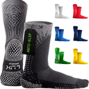 LUX Sports ProCleat Performance Grip Socks GripArray™ - Athletic Socks for Performance Sports - Grip Socks for Men and Women