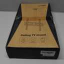 USX STAR Ceiling TV Mount for 26-65 inch TVs, 360 Swivel Full Motion Ceiling Mount TV Bracket, Height Adjustable, Tilt TVs Ceilings Mounts, Supports up to 110 Lbs, Max VESA 400x400mm