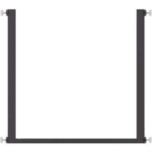 Malier Retractable Baby Gate Banister Adapter for Indoor, 36-60" Wide No Drilling Pressure Mounted Mesh Baby Gate or Mesh Dog Gate Mounting Kit for Stairs, Doorways, Hallways (Mesh Gate Not Included) (35" H  36"-60" W, Black)