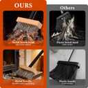 Fireplace Brush, 59-Inch Heavy Duty Long Handle Metal Fireplace Brush Broom with Heat-Resistant Iron Bristles (24.99)