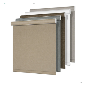 Blackout Roller Shades for Windows,Cordless,Pull Down Roller Blinds,Thermal Insulated Linen Fabric UV Protection,Window Shades Blinds for Home,Door,Easy to Install,Blackout-Beige,Customize Now