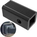 2 inches to 1-1/4 inches Hitch Receiver Adapter Insert Sleeve Mount Adapter,2" to 1-1/4" Trailer Hitch Adapter Receiver Converter for Bike Rack and Cargo Carriers