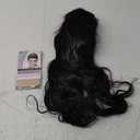 Rbenxia Curly Cosplay Wig Long Hair Heat Resistant Spiral Costume Wigs Anime Fashion Wavy Curly Cosplay Daily Party Black Size 26