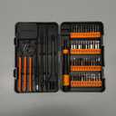 STREBITO Small Precision Screwdriver Set 64-piece with Torx, Triwing, Pentalobe, Electronics Repair Tool Kit for Computer, PC, Laptop, Macbook, Tablet, Phone, PS5, XBOX, Switch, Glass, Ring Doorbell (Orange)