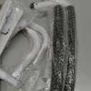 Toilet Safety Rail, Safety Frame for Toilet Seat, Toilet Grab Bar with Adjustable Width for Seniors Supports 350lbs (Black and White)