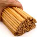 Bamber 50 Pairs Reusable Bamboo Chopsticks Chopstick Set (9.45 Inches - 50 Pairs)