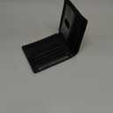 Wallet with Tracker for Men, Works with Apple Find My APP (iOS Only), Air Tag Wallet, Mens Smart Wallets with GPS Tracker,Bifold Leather RFID Blocking, Rechargeable Battery, Gift for Him, Black