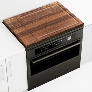 Noodle Board Stove Cover, Noodle Board Stove Covers with Handle, Wooded Stove Top Covers for Electric Stove and Gas Burners, Cutting Board with Juice Groove & Separate Zone, Walnut Noodle Board Stove Cover, Noodle Board Stove Covers with Handle, Wooded Stove Top Covers for Electric Stove and Gas Burners, Cutting Board with Juice Groove & Separate Zone, Walnut