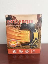 Patio Heater Safety and Comfort 1500 W Power defective