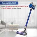 Garbage fighter Vacuum Attachments Quick-Release Motorhead Cleaner for Dyson V6 DC58 DC59 DC61 DC62 DC72 DC74 Models Cleaner SV04 SV06 SV09 Replacement Part Electric Head for Hardwood Floor Carpets