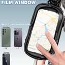 ROCKBROS Bike/Bicycle Phone Front Frame Bag, Waterproof, Tube Bag,Cycling Pouch, Bike Accessories for Men Compatible Phone Under 7