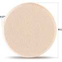 KOOBA 2pcs Round Makeup Sponges with 1 Travel Case, Beauty Face Primer Compact Powder Puff, Blender Sponge Replacement for Cosmetic Flawless Foundation, Sensitive and All Skin Types (Beige)