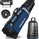 Golf Travel Bag for Airlines, Hard Case Top, TSA Lock, 1680D Oxford Fabric