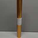 Cohoo Home Gold Stainless Steel Contact Paper for Appliances 17.7inW 197inL Gold Brushed Metal Look Wallpaper Stainless Steel Peel and Stick Self-Adhesive Waterproof Wallpaper for DIY Cabinets Decor