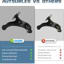 Front Lower Control Arm with Ball Joint for Toyota Camry 2002-2006, Highlander 04-07, Solara04-08, for Lexus ES300 02-03, ES330 RX330 04-06, RX350 2007 2008 2009 K620333 K620334 Suspension Kit 2Pcs