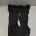 Compression Stockings for Women & Men, 2 Pairs 15-20mmHg Thigh High Compression Socks for Varicose Veins, Swelling, Pregnant (X-Large, Closed Toe/Black/2 Pair)