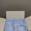 50 Pack (100-Piece) 32 oz Meal Prep Containers Reusable with Lids 3-Compartment, To Go Take Out Plastic Food Storage Containers, Sturdy Leakproof Food Safe, Microwave Freezer Dishwasher Safe, Blue