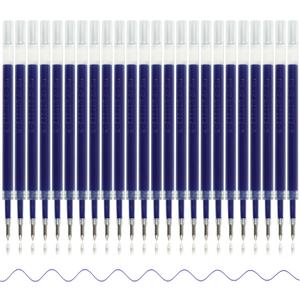 24 Pcs Retractable Black Gel Ink Refills, 0.7 mm Point Blue Ink