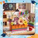 3 x Gueevin 12 Pcs Large Back to School Basket Pencil Shaped Flowers Basket, 14.7 x 3 x 12 inch