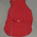 Malier Dog Winter Coat, Large, Red - Windproof, Extra Warm, Reflective Clothes for Small Medium Large Dogs and Puppy