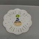 Mud Pie Birthday Boy Celebration Candle Plate, 8 x 8