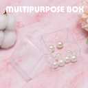36 Packs 2''x2''x2'' Acrylic Box with Lids for Storage Display, Acrylic Cube Containers for Halloween Storage, Christmas Ornaments, for Candy Pill, Tiny Jewelry, Cosmetics, Party Favor