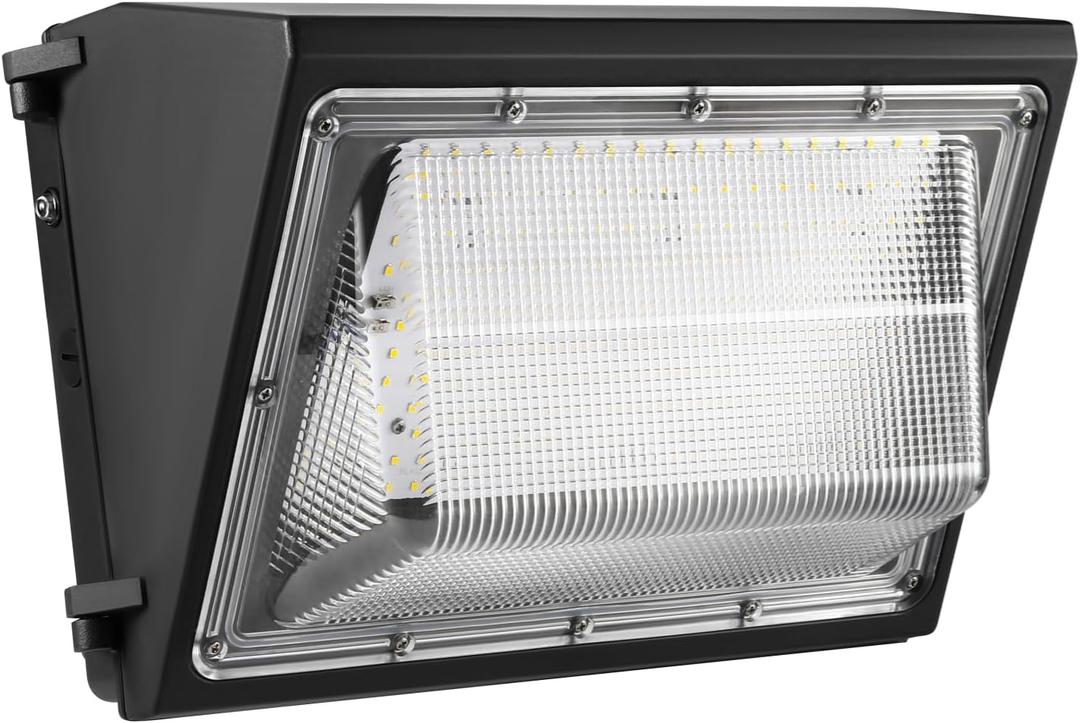 Dusk to Dawn 120W LED Wall Pack Light, 15600LM 600-800W HPS/HID Equivalent, 5000K Daylight Commerical/Industrial Outdoor Security Lighting, ETL for Parking Lot,Warehouse,Entrance,Garages