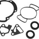 X AUTOHAUX Timing Cover Gasket and Seal Set 67828 448924 for Chevy Equinox 3.0L 2010-2012 for GMC Acadia 3.6L 2007-2016 Rubber Stainless Steel