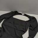 Bhome Maternity Photoshoot Dress Long Sleeve Sexy Cut-Out Backless Maternity Maxi Gown Photography Outfits (Large, Black)