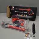 Tool Daily Deluxe Pressure Washer Gun, with Replacement Wand Extension, 5 Nozzle Tips, M22 Fitting, 40 Inch, 5000 PSI