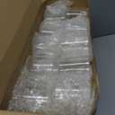 Taiyin 50 Pcs Plastic Acrylic Circle Box with Lid Clear Acrylic Box Small Round Cube Organizer Transparent Storage Boxes Containers for Candy Beads Jewelry Gift Wedding Graduation Favor (2 x 2.36'')