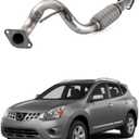 Exhaust Front Flex Pipe Exhaust Muffler Pipe compatible with 2008-2013 Nissan Rogue; 2014-2015 Nissan Rogue Select 53826