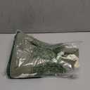 Linen Tablecloth with Tassels, Farmhouse Style GreenTablecloth, Water Resistant Burlap Tablecloths for Round Table, 52 Inch Round Olive