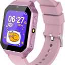Kids Smart Watch for Girls Ages 5-12 with 32 Games, HD Touch Screen, Camera, Video/Audio Recording, Music Player, Alarm Clock 12/24, Christmas Birthday Gifts Toys for Girls Ages 4 5 6 7 8 9 10 (Pink)