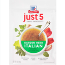 McCormick Just 5 Simple Ingredients Garden Herb Italian Dressing & Seasoning Mix, 1 Oz (Pack of 12), Best By MAR 27/26