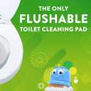 Scrubbing Bubbles Toilet Bowl Wand Cleaner Refills, Fresh Brush Heavy Duty Cleaner Toilet Refill Pads, Removes Limescale & Odors, Citrus Scent, 8 Count (Pack of 8)