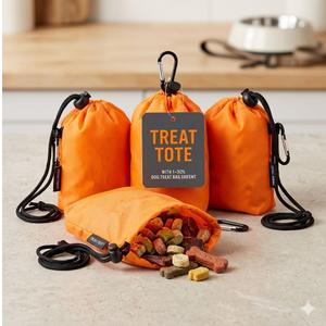 ORANGE TREAT TOTE 4 SET