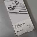 KINGSTONE 40 Piece Silverware Set, Flatware Set for 8, 18/10 Stainless Steel Cutlery Set Mirror Polished Modern Design Dishwasher Safe