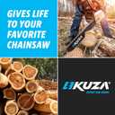 Premium 10 Inch Chainsaw Chain 3/8" LP Pitch, 050" Gauge, 40 Drive Links, German Steel, fits MAKITA, ECHO, Remington RM1035P, Worx WG309, Sun Joe SWJ803E, Craftsman - and more - S40 (3 Chains)