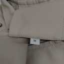 chouyatou Women's Casual Light Studded Shoulder Moto Biker Faux Leather Jacket M