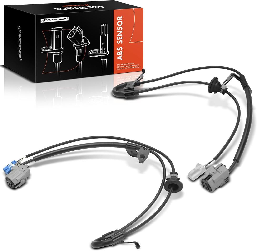 A-Premium 2PCS Wire Harness for Rear ABS Wheel Speed Sensor Compatible with Toyota Camry 2012-2017, Avalon 2013-2018 - Without Sensor