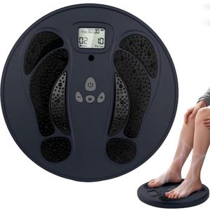 1-STEP EMS Foot Massager for Neuropathy Electronic Foot Stimulator TENS Feet Circulation Stimulator with 10 Modes 50 Intensities Electronic Muscle Stimulator