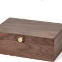 ULTRAWAVE Incense Holder for Sticks Jewelry Boxes Portable Vintage Jewelry Case for Women Wooden Jewelry Organizer Boxes Jewelry Storage Case for Necklaces Incense Burner(C)