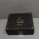 Coffee Mugs Gift Set of 4, Large 19 oz Stackable Ceramic Coffee Mug, Coffee Cups with Large Handle for Latte, Cappuccino, Milk, Tea, Dishwasher & Microwave Safe, Ideal for Men, Women - Black