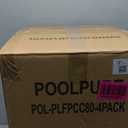 POOLPURE PLFPCC80 Pool Filter Replaces Pentair CCP320, Pleatco PCC80-PAK4, Ultral-A5, Unicel C-7470, R173573, Filbur FC-1976, 178580, 817-0081, Clean and Clear Plus 320, L x OD:20"x 7", 4X80 sq.ft.