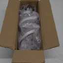 Modern Led Pendant Light Fixture, 15W Chrome Spiral Led Chandelier Hanging Lamp, 4500K Daylight White Pendant Lamp, Adjustable Height Pendant Light for Kitchen Dining Room Bedroom Kitchen Island Cafe