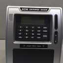 Fishboy Talking ATM Piggy Bank for Kids with Dual Debit Cards, Power-Off Memory, Auto-Opening Drawer for Real Money for Boys, Onekey Shutdown, Bill Feeder, Coin Recognition, Balance Calculator Machine (Black/Silver)